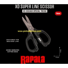 Tesoura RAPALA XS SUPER LINE SCISSORS 14 cm  X  7.8 cm